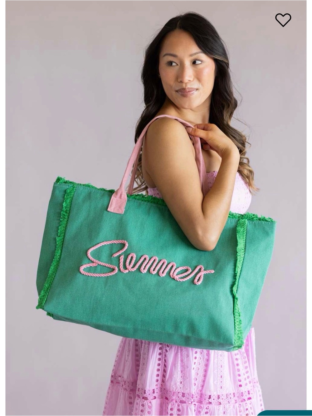 Summer Rope Canvas Tote Bag